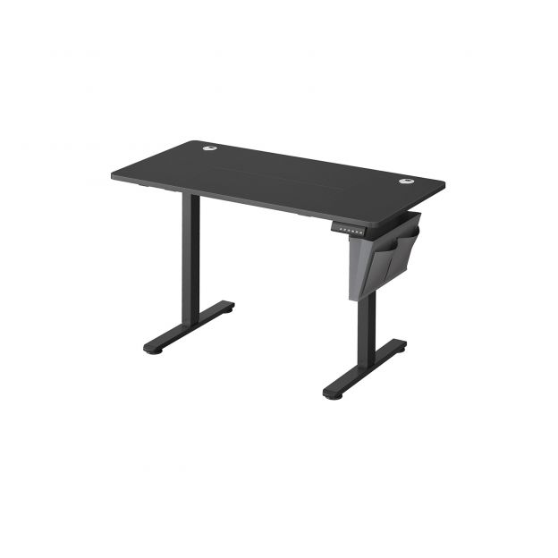 Elektriliselt reguleeritava kõrgusega kirjutuslaud 60 x 120 x (72-120) cm, must