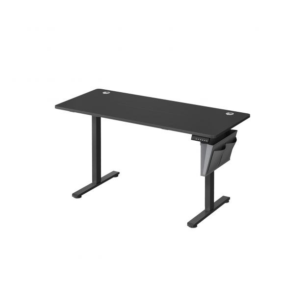 Elektriliselt reguleeritava kõrgusega kirjutuslaud 60 x 140 x (72-120) cm, must