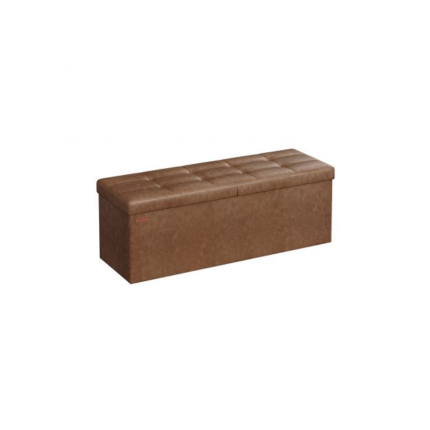 Kokkupandav istepink 120 liitrit 38 x 110 x 38 cm kohvipruun