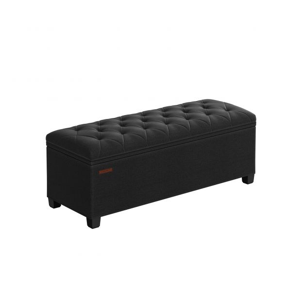 Tindimust hoiukastiga istumispink 40 x 110 x 40 cm