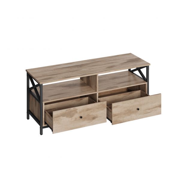 TV-kapp 120 cm pikkune 2 sahtli ja 2 lahtise sahtliga