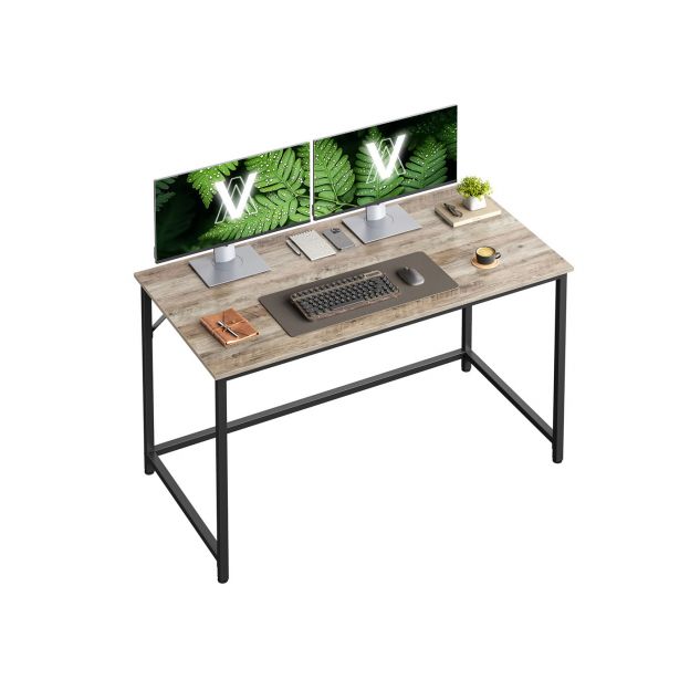 Metallraamiga kirjutuslaud 60 x 120 x 76 cm greige melangeeritud-tindimust