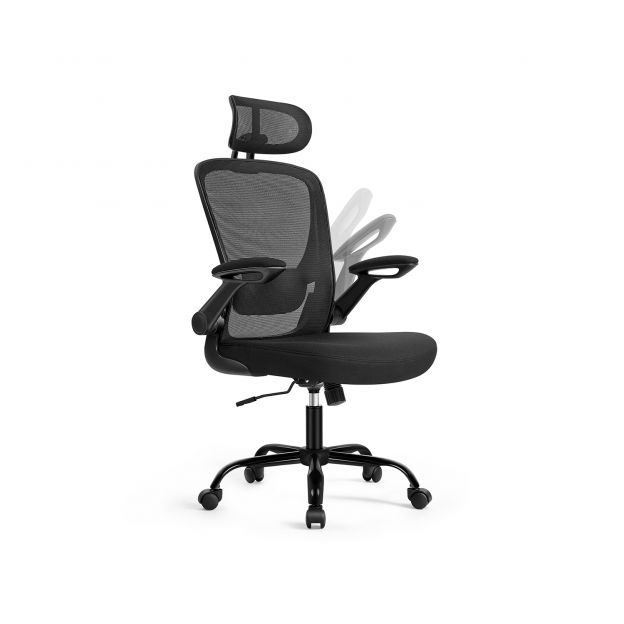 Ergonoomiline kontoritool võrkkattega tindimust.
