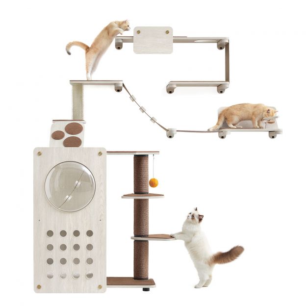 Clickat – kassimööbli ronimisseinakomplekt, 7 tk