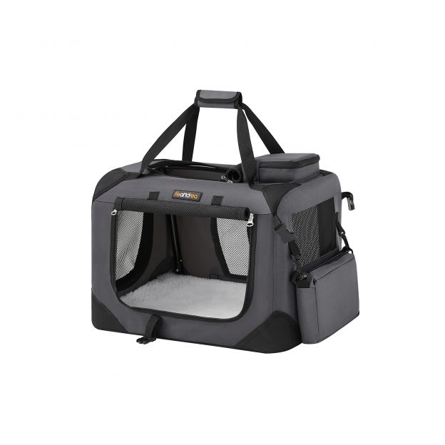 Kokkupandav lemmiklooma transpordikott, valmistatud Oxfordi kangast, 50 x 35 x 35 cm suurus S