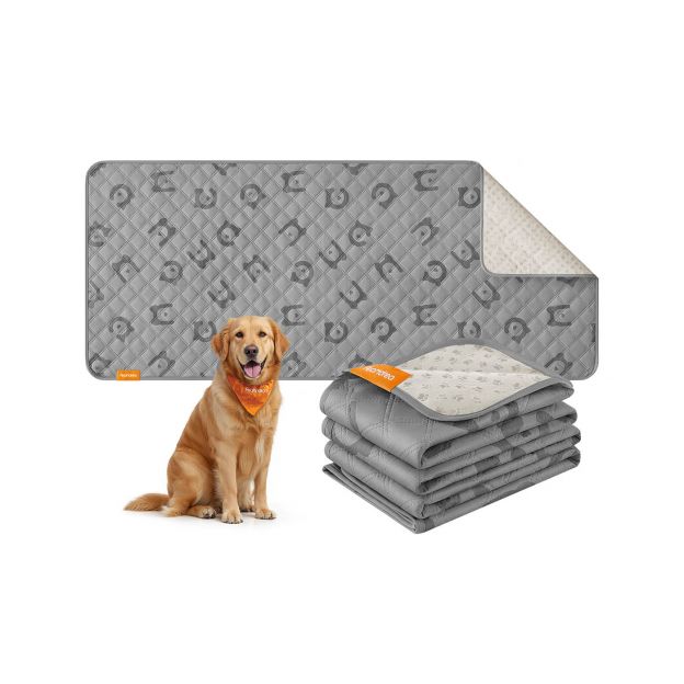 veekindel koertekate, tekk suurtele koertele, 178 x 76 cm, lemmikloomade autokate, diivanikaitse, masinpestav, libisemiskindel põhi, tepitud disain, tuvidehall PPB025G01