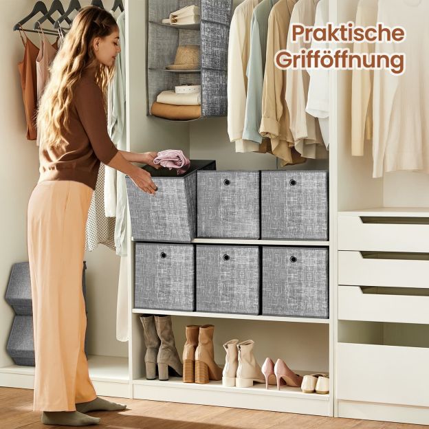Kokkupandavad hoiukastid, 6-osaline komplekt
