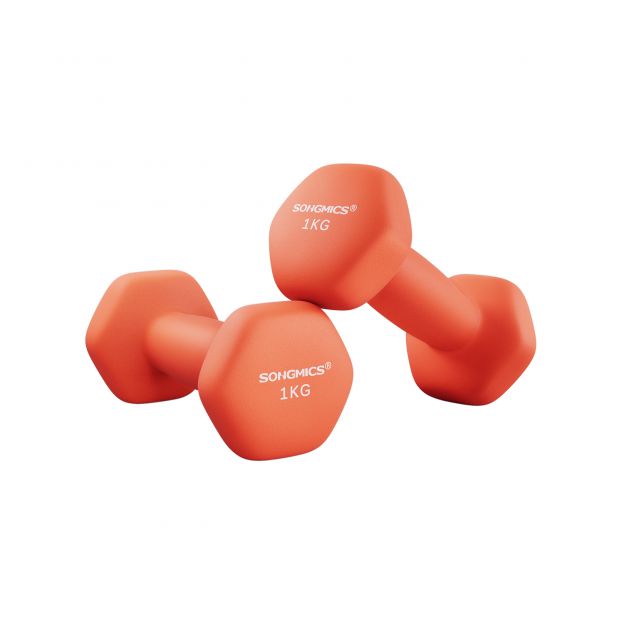 Hantlite komplekt 2 oranži