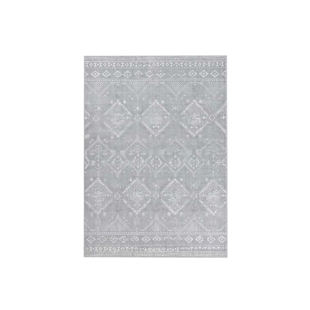 Boho vaip, 120 x 170 cm, magamistoa vaip, elutoa vaip, libisemiskindel vaip, pestav vaip, kohev, kaunistus, elutuppa, liivabež TAR027L02