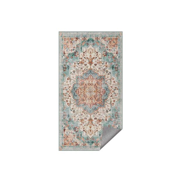 Vintage vaip, 160 x 230 cm, elutoa vaip, magamistoa vaip, pestav vaip, libisemiskindel vaip, kööki, koridori, söögituppa, cappuccino-beež TAR033L01