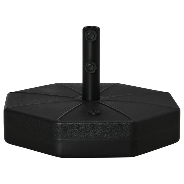Päikesevarju alus 38 mm/48 mm päikesevarjudele, täidetav vee või liivaga, stabiilne aluse läbimõõt Ø60 x 36H cm.de