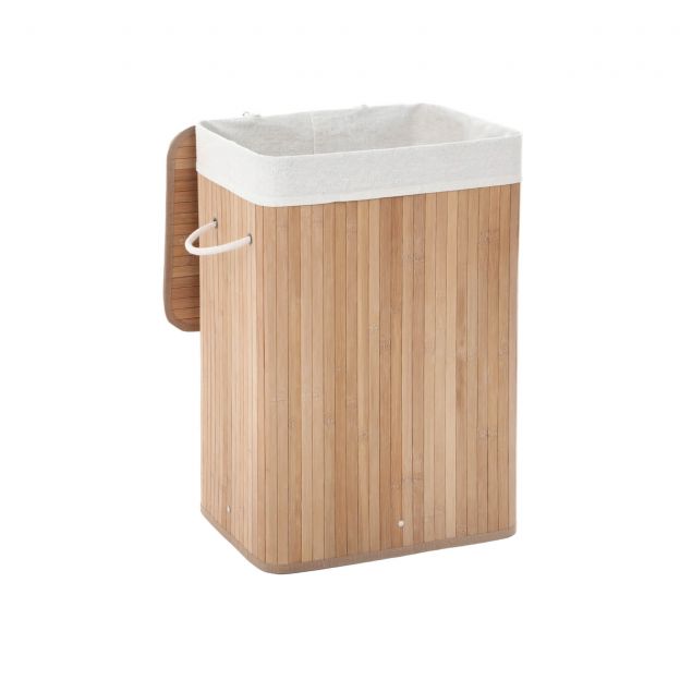 Pesukorv bambusest 72L, beez