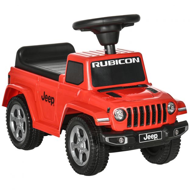 AIYAPLAY lükatav auto Big Bobby Car laste sõiduk signaaliga, hoiuruumiga, ümberminekukaitsega, esituledega alates 18 kuust, 63,5 x 29 x 42 cm, kasutamiseks sees ja väljas.
