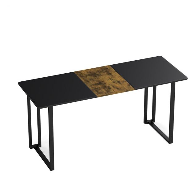 Metallraamiga kirjutuslaud arvutilaud konverentsilaud arvutilaud 160 x 60 cm pruun