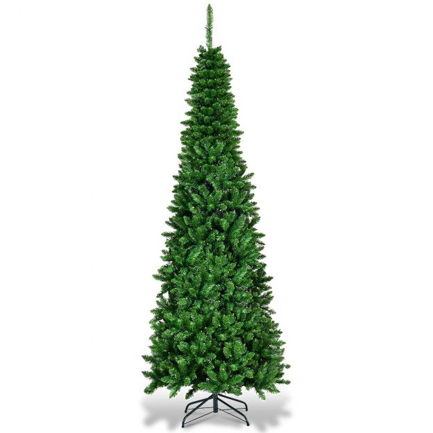 200 cm kitsas roheline kunstkuusk soojade valgete LED-tuledega