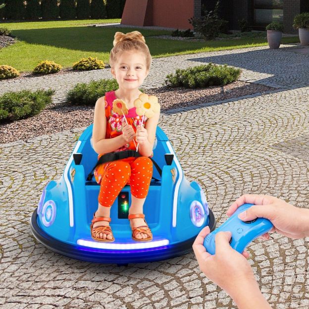 12V laste põrkeraua auto 360 kraadi muusika saatel