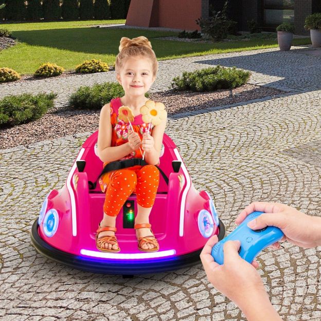 12V laste põrkeraua auto 360 kraadi muusika saatel