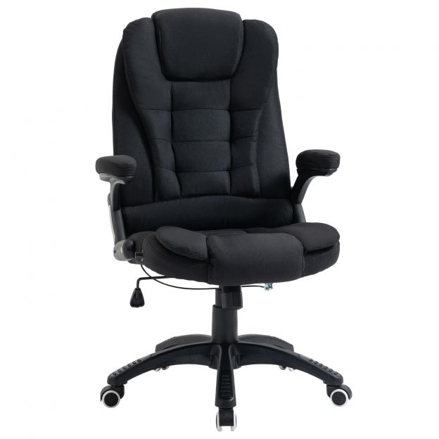 Vinsetto kontoritool võrgusilmaga ergonoomiline kõrguse reguleerimisega kirjutuslaud vahtplastist must 65 x 72 x 100-120 cm kontorisse ja kodukontorisse.