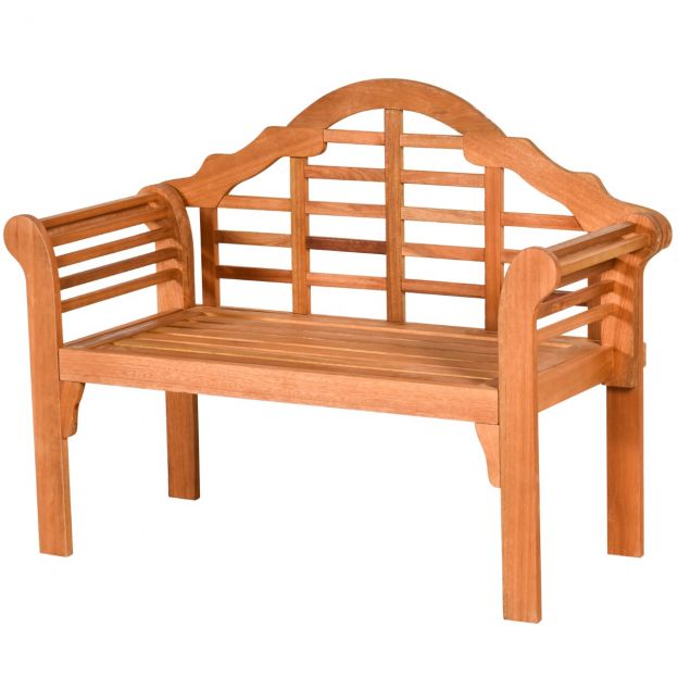 Puidust kokkupandav aiapink välitingimustesse 123 x 54 x 96 cm naturaalne