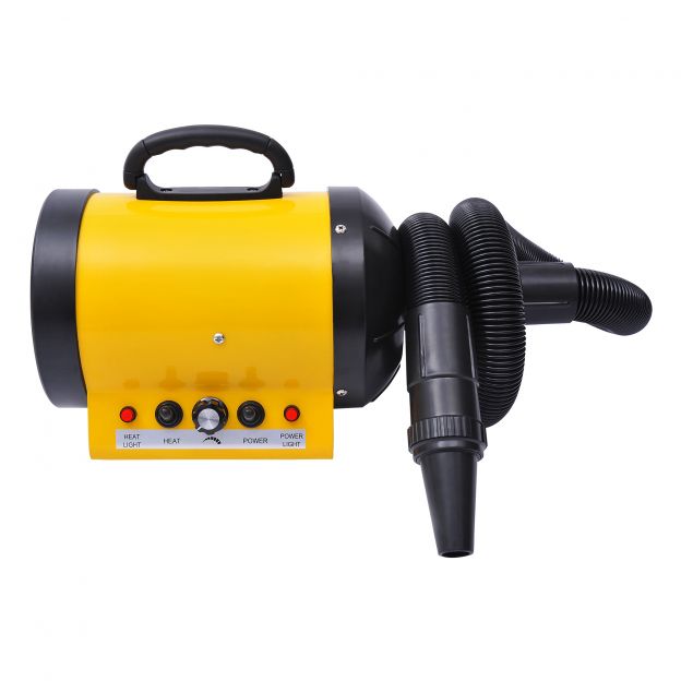 Profi koerakuivati Pet Dryer 2800W koerakuivati PVC kollane 40 x 16 x 20 cm koerte kiireks kuivatamiseks.de