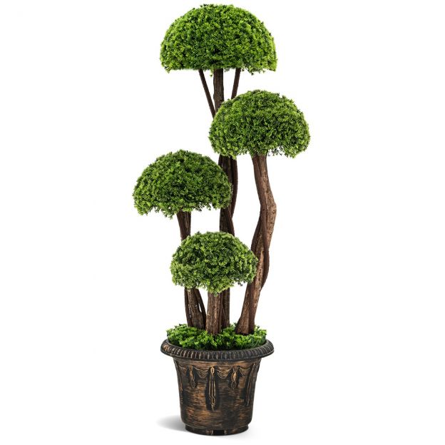 Kunstlik vormipuu seedripuust, dekoratiivne kunstpuu 90 cm