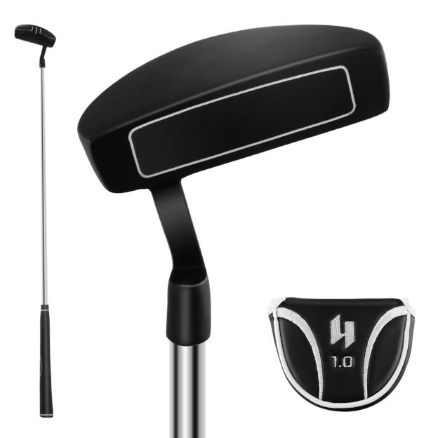 Golfiputter 89 cm mallet-putter roostevabast terasest roostevabast terasest peaga ja libisemiskindla käepidemega