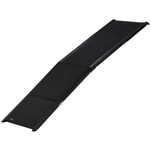 Lemmikloomade ramp Koeraramp Kokkupandav autoramp, alumiiniumist pagasiramp, libisemiskindel koertele sisenemise abivahend autodele, veoautodele ja maasturitele, kuni 40 kg, 158 x 43,5 cm