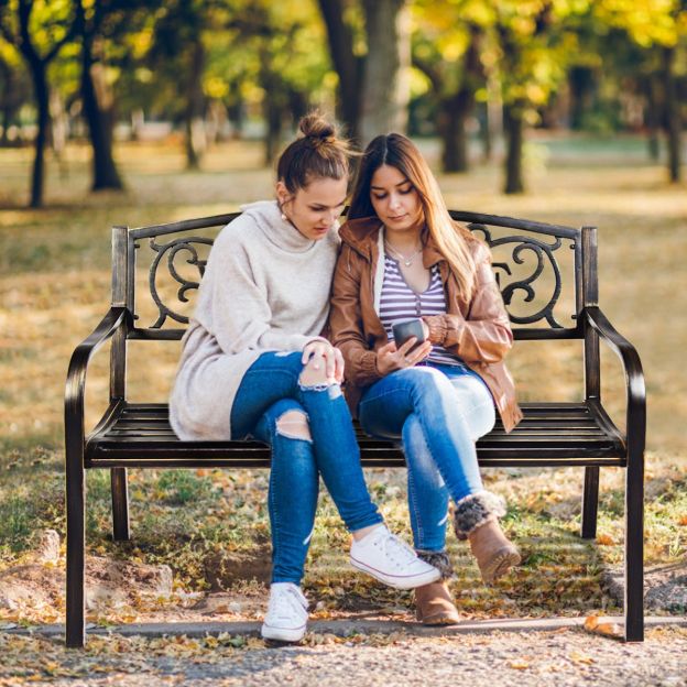Aiapink pargipink puhkepink seljatoega antiikne aiapink välismööbel pronks