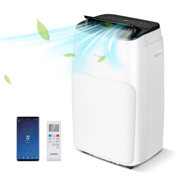 4-ühes kaasaskantav kliimaseade 14000 BTU Kütmine&Jahutamine&Ventilaator&Õhukuivatus (4,1 kW-14000-40 m²)