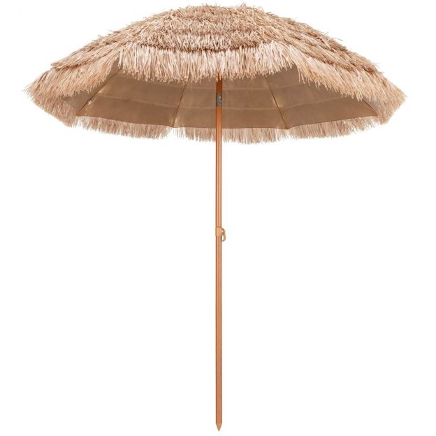 220 cm suur terrassi päikesevari 8 ribiga Hawaii stiilis