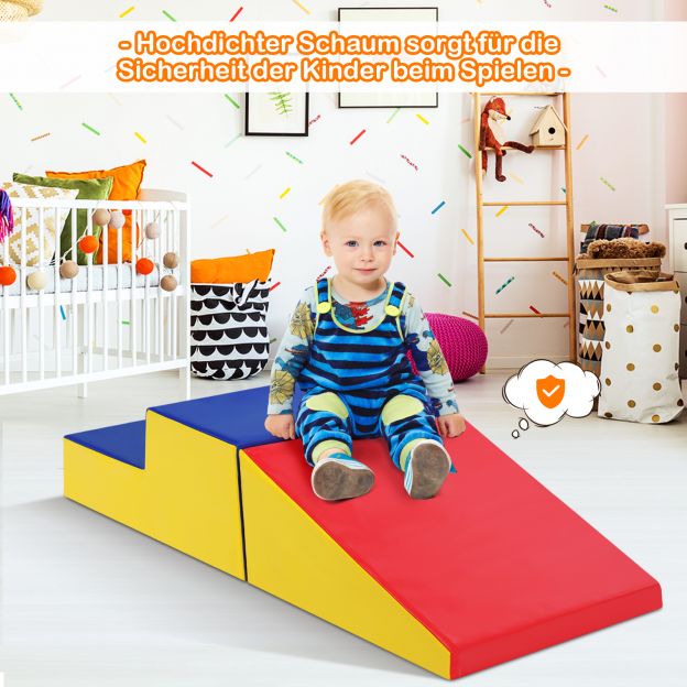 2-osaline pehmed ehitusklotsid hiigelklotsid suured klotsid ehitusklotsid vahtklotsid punane ja sinine