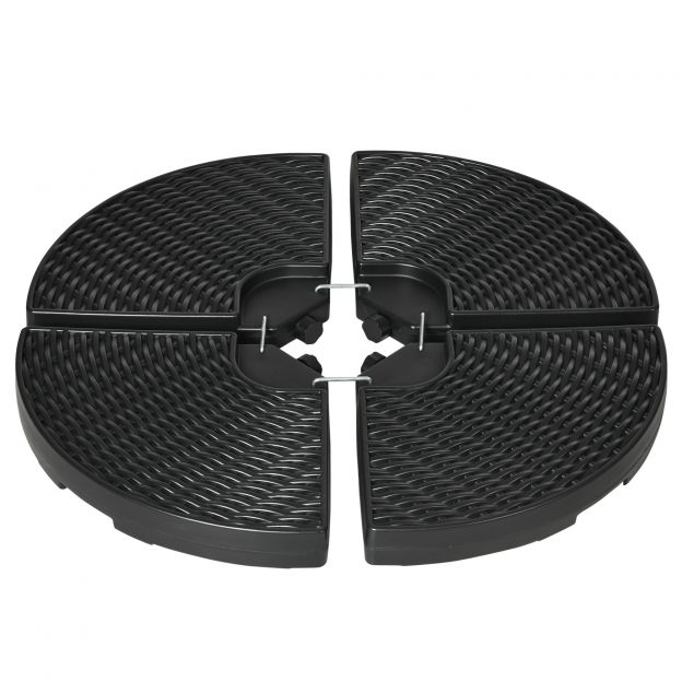 Päikesevarju kaal varju kaal rippvarju jaoks 52 kg vett või 68 kg liiva ilmastikukindel HDPE.ee