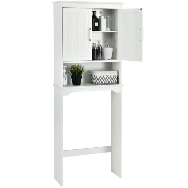 Vannitoakapp pesumasinakapp reguleeritava riiuliga 63 x 23 x 168 cm