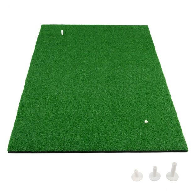 Golfi löögimatt standardne golfiharjutusmatt tõelise tundega 1,5 × 1 m roheline