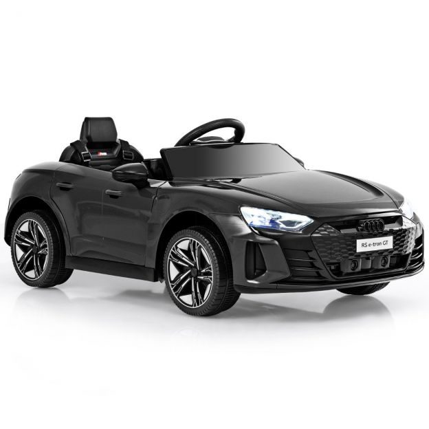Audi RS laste elektriauto 2,4 G kaugjuhtimispuldiga, muusika ja esituledega, must