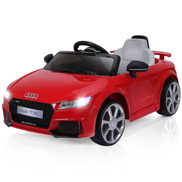 12V mänguauto lasteauto 2 mootoriga ning MP3 ja muusikaga 104 x 63,5 x 45,5 cm punane