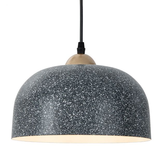 Laelamp reguleeritava rippkaabli ja E27 sokliga, hall ripplamp