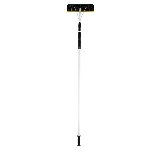 Safstar alumiiniumist 6,4 m pikk katuse lumereha 39 cm ülisuure teraga