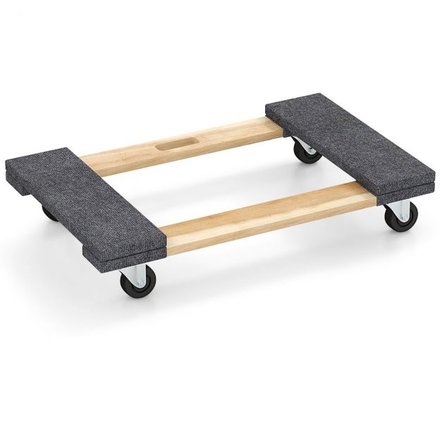 4 universaalratastega, 450 kg kandevõimega vastupidav platvormkäru