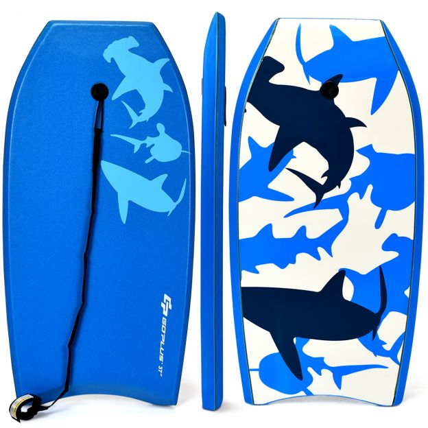 SUP-laud laste bodyboard surfilaud sinine 104 × 52 × 6 cm