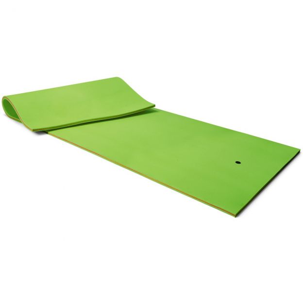 Ujuv veematt XPE-vahtmatt veemõnude jaoks 355 x 183 x 3,5 cm roheline