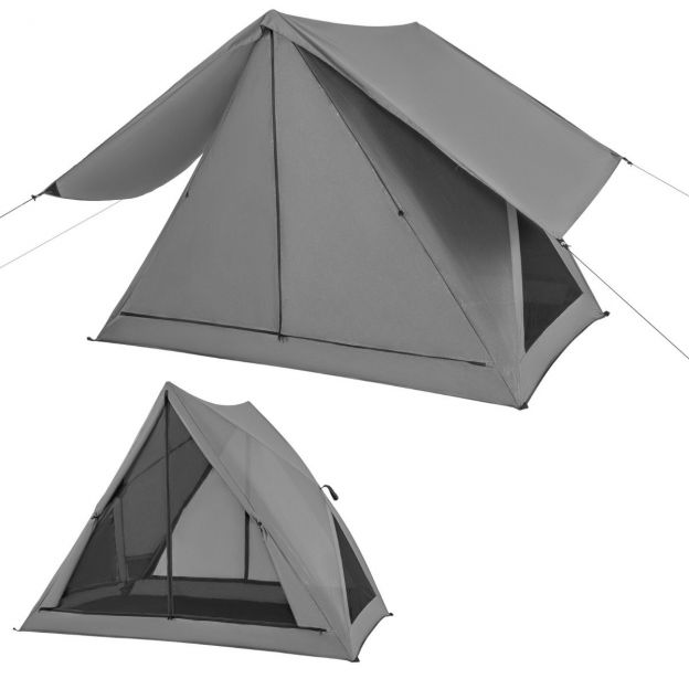 Pop-up telk 2–3 inimesele, 360° ühelt poolt läbipaistev peretelk 225 x 145 x 161 cm hall