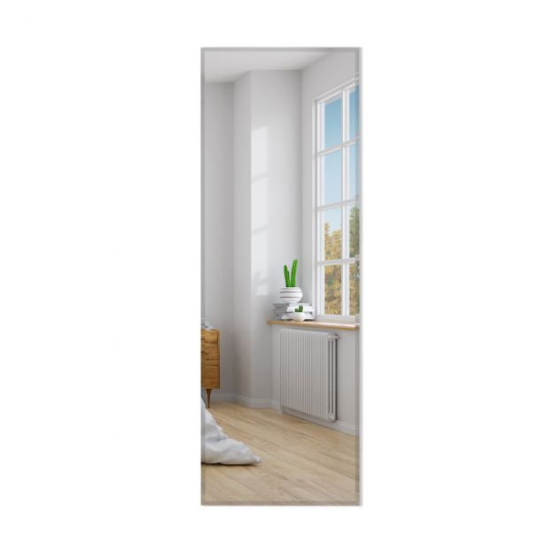 Ristkülikukujuline seina-/täispikk peegel faasitud servaga, 110 × 38 cm