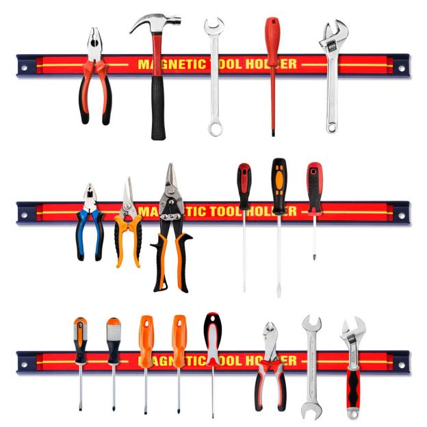 6 x magnetiline tööriistahoidja seinamagnetriba komplekt magnetriba 46 cm