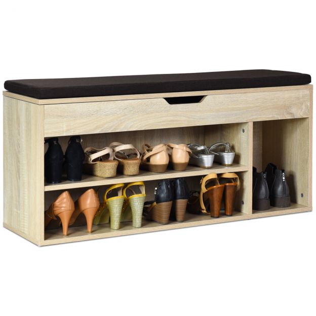 Kingapink, kingakapp, kingariiul istmepadjaga, puit 104 x 48 x 30 cm, valge/naturaalne-naturaalne