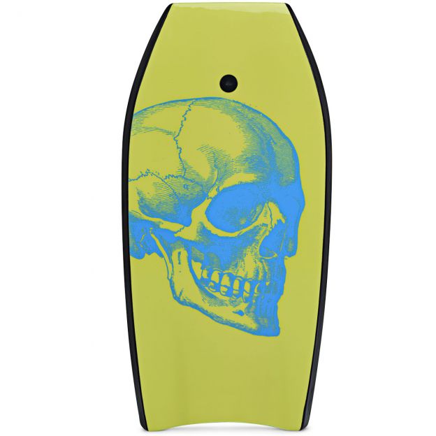 Kerge bodyboard-ujumislaud EPS-südamiku ja XPE pealispinnaga rannale, lastele ja täiskasvanutele, 94 cm / 106 cm, roheline