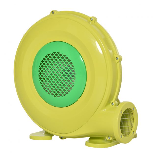 450W elektriline õhupump puhur batuudi jaoks, ventilaator käepidemega täispuhutavate mänguasjade jaoks, vastupidav ABS.