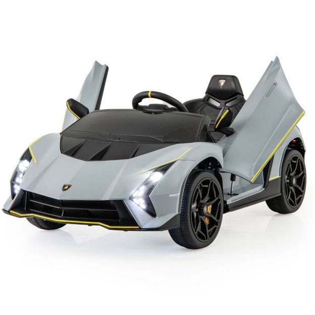Laste elektriauto Lamborghini kaugjuhtimispuldiga & LED-tuled & signaal, lasteauto hall
